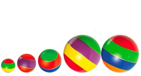 Купить Мячи резиновые (комплект из 5 мячей различного диаметра) в Хилоке 